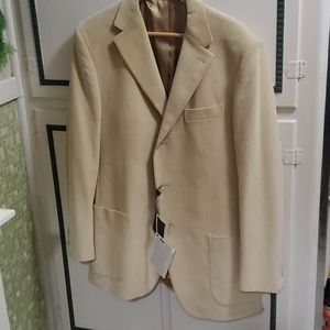 Men's Italian Made 3-Button Corduroy Blazer